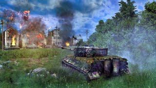 Wittmann and his Tiger Tank at VillersBocage  Gates of Hell Liberation [upl. by Leirraj]