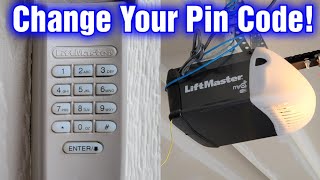 How To Change Your Keypad Pin Code On A Liftmaster Garage Door [upl. by Habas]