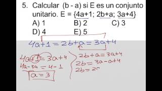 Como resolver un conjunto unitario [upl. by Harrad]