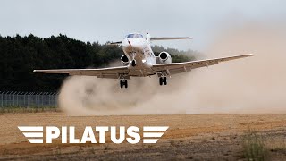 PC24 – The Super Versatile Jet Landing on a Dirt Runway [upl. by Rovaert647]