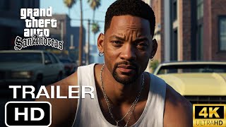 GTA SAN ANDREAS  Teaser Trailer 2026 Will Smith Ice Cube  Live Action Concept [upl. by Ziguard75]