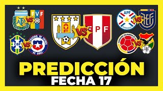 Predicción y Análisis Fecha 17 Eliminatorias Sudamericanas Qatar 2022  Tabla de Posiciones ⚽🏆 [upl. by Naj]