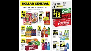 Dollar General Weekly Ad July 21 – July 27 2024 [upl. by Tannie]