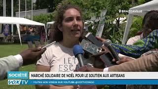 Marché solidaire de Noël pour le soutien aux artisans [upl. by Yekcin]