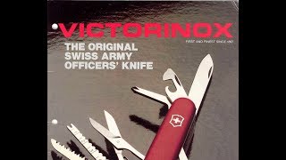 Victorinox Swiss Army Knife Catalog 1985 [upl. by Gnik]