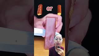 Wafer vs kayu fypシ゚viral lucu shortvideo chocolate [upl. by Nairda222]