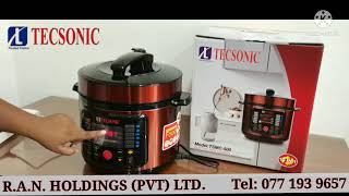 TECSONIC MULTI COOKER TSMC500  TSMC600 [upl. by Dnomsaj]