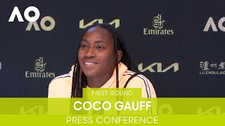 Coco Gauff Press Conference 1R  Australian Open 2022 [upl. by Clein]