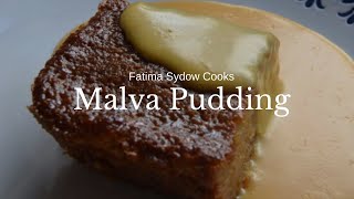 HOW TO MAKE DELICIOUS MALVA PUDDING [upl. by Werdn553]