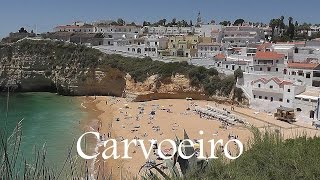 ALGARVE Carvoeiro town amp beach Portugal [upl. by Ackley]