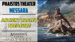 Phaistos Theater  Messara  Ancient Tablet amp Treasure Location  AC ODYSSEY [upl. by Niamrej]