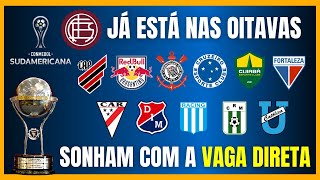 SULAMERICANA  SITUAÃ‡ÃƒO DOS TIMES BRASILEIROS  CONFRONTOS DE MOMENTO DOS PLAYOFFS [upl. by Storm134]