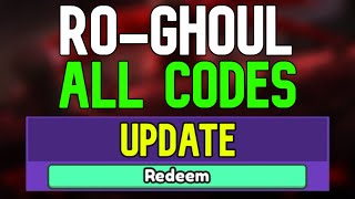 New RoGhoul Codes  Roblox RoGhoul Codes April 2024 [upl. by Antin]