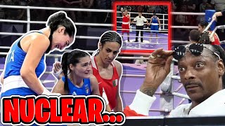 🚨Olympic Boycott Goes NUCLEAR Over Transgender Boxer DESTROYING Female Fighter In The RING‼️ [upl. by Nrehtak]