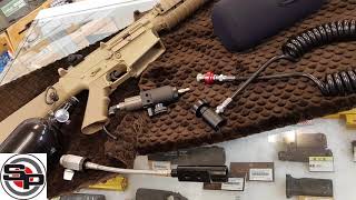 ARES M110 SASS install PolarStar JACK HPA High Pressure Air conversion [upl. by Itnavart]