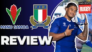 Samoa v Italy Review  July Rugby Tests 2024 [upl. by Ayatahs]