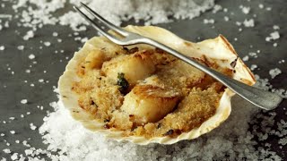 Recette  Coquilles SaintJacques à la Bretonne [upl. by Declan]