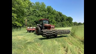 Home Made Cover Crop Crimper [upl. by Attela188]