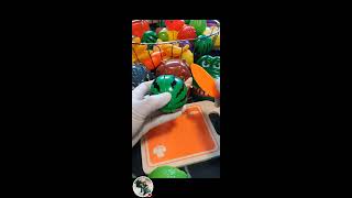 ASMR PEELING amp CUTTING FRUITS 46 [upl. by Nagah]