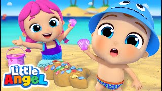 Mermaids at the Beach Song  Little Angel Kids Songs amp Nursery Rhymes [upl. by Avehs135]