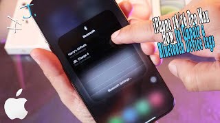 iPhone 1616 Pro Max  How to Unpair a Bluetooth Device [upl. by Peyton]