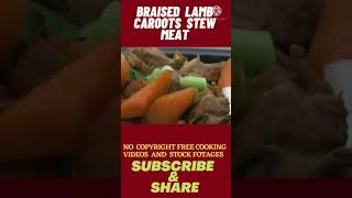 Braised Lamb Carrots Stew Meat cookingshorts cookingrecipes cookingchannelbraised lamb carrots [upl. by Bounds]