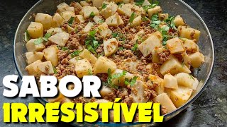 🍛 Receita Irresistível De Como Fazer Inhame Com Carne Moída para Surpreender no Sabor [upl. by Nysilla]