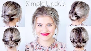 Simple Elegant Updo Hairstyles For Medium Length Hair  Milabu [upl. by Jacobah]