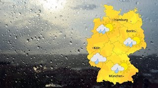 Regen zum Wochenstart 01102017 [upl. by Eceinart]