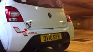 Renaultsport Twingo 133 Cup modified exhaust [upl. by Aidnama]