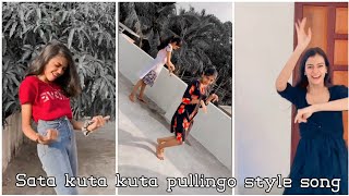 Sata kuta kuta pullingo style song instagram reels who is best [upl. by Pavlish244]