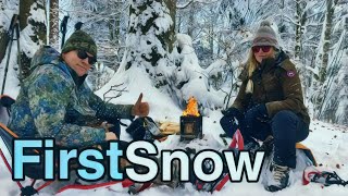 The Only First Snow Snowshoeing Video You Need To Watch [upl. by Zetroc153]