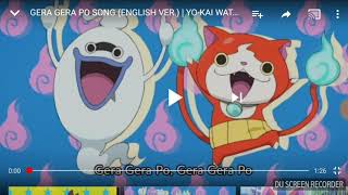 Reaction to Yo Gera Gera Po Song English VER  Yo kai watch Song [upl. by Fernand829]