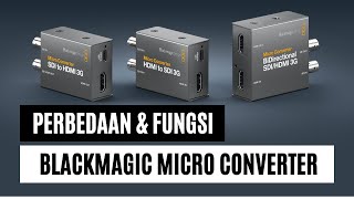 Blackmagic Micro Converter HDMI to SDI amp BiDirectional  Tutorial amp Review [upl. by Lowell]