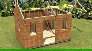 Summerwood fabricated shed assembly [upl. by Trubow]