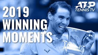 Every ATP Championship Point amp Trophy Lift in 2019 🏆 [upl. by Estevan]