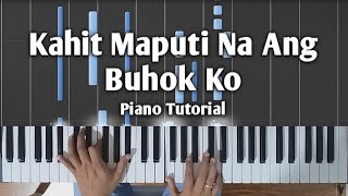 Kahit Maputi Na Ang Buhok Ko  Piano Tutorial with Chords and Lyrics  Rey ValeraNoel Cabangon [upl. by Animrelliug445]