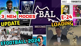 3 New Modes Coming In eFootball 2024  Master League Mode Become A Legend ModeTransfer Market Mode [upl. by Northway]