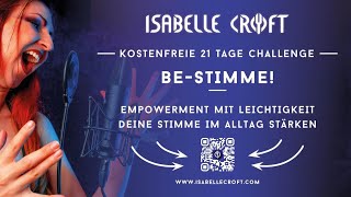 🗣️ BeStimme kostenfreie 21 Tage Challenge stimmtraining vocalcoach [upl. by Anjali]