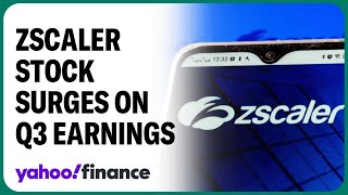 Zscaler stock surges on Q3 earnings beat and Q4 guidance [upl. by Renelle977]