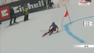 Mikaela Shiffrin 🇺🇸  Mont Tremblant GS Dec 2 2023 1st run weareskiing sheskis atomic [upl. by Anallese757]