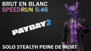 Brut en blanc PAYDAY2 Speedrun [upl. by Adlev]