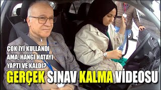 GERÇEK SINAVDA NASIL KALDI ÇOK İYİ KULLANMASINA RAĞMEN NASIL BİR HATA YAPTI VE KALDI [upl. by Aronael]