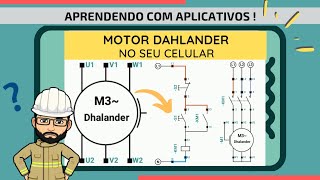 Motor Dahlander no seu CELULAR  Aula de Comandos Elétricos [upl. by Burget]