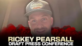 First 49ers interview WR Ricky Pearsall firstround pick [upl. by Cnut]