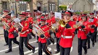 Linlithgow Marches 2024  PreMarch Warm Up for Linlithgow Reed Band [upl. by Nevah]