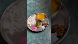 Today’s lunch 🌼 methi bhaji dailyvlog marathimulgi food cooking thali vegthali sabji viral [upl. by Rudiger]