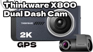 Thinkware X800 2K QHD Car Dash Camera Front amp Rear Cam dashcam [upl. by Nyrat]