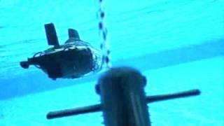 Radio Controlled RC Submarine Pool Run  Brockwell Lido [upl. by Mazlack]