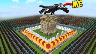 100 Minecraft Players VS Best Defense Base in Minecraft 🔥🔥3000 Rs Challenge [upl. by Haye]